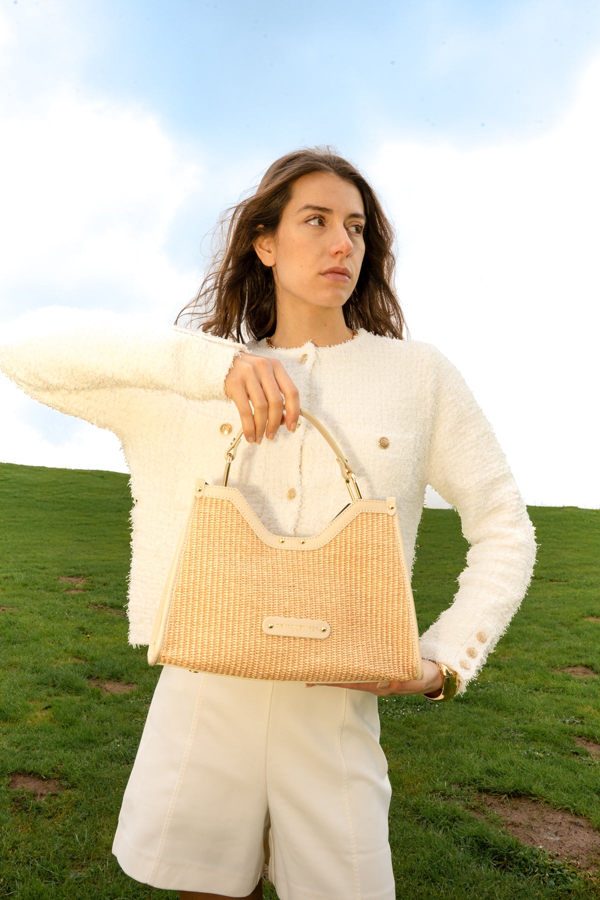 Sac À Main Mini Cassis - Beige