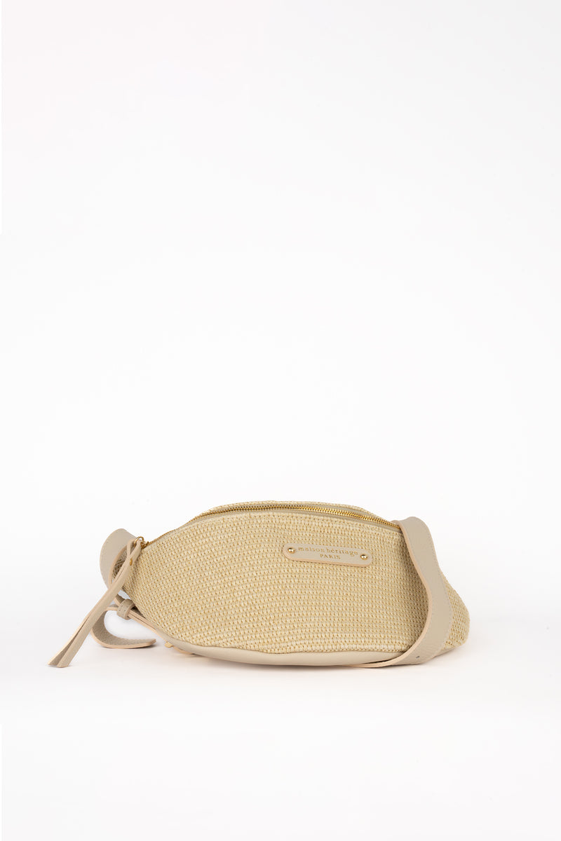 Sac Banane Rachel Paille - Beige