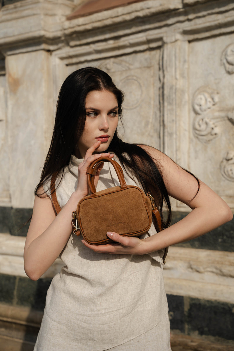 Alba Shoulder Bag - Camel