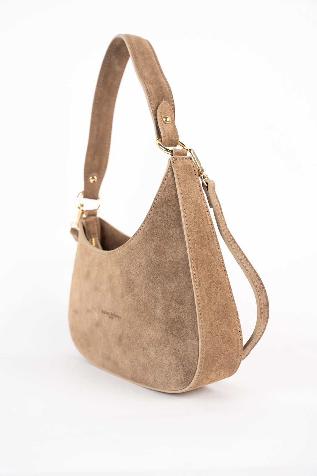 Sac Porté-Épaule Aline Suede - Taupe