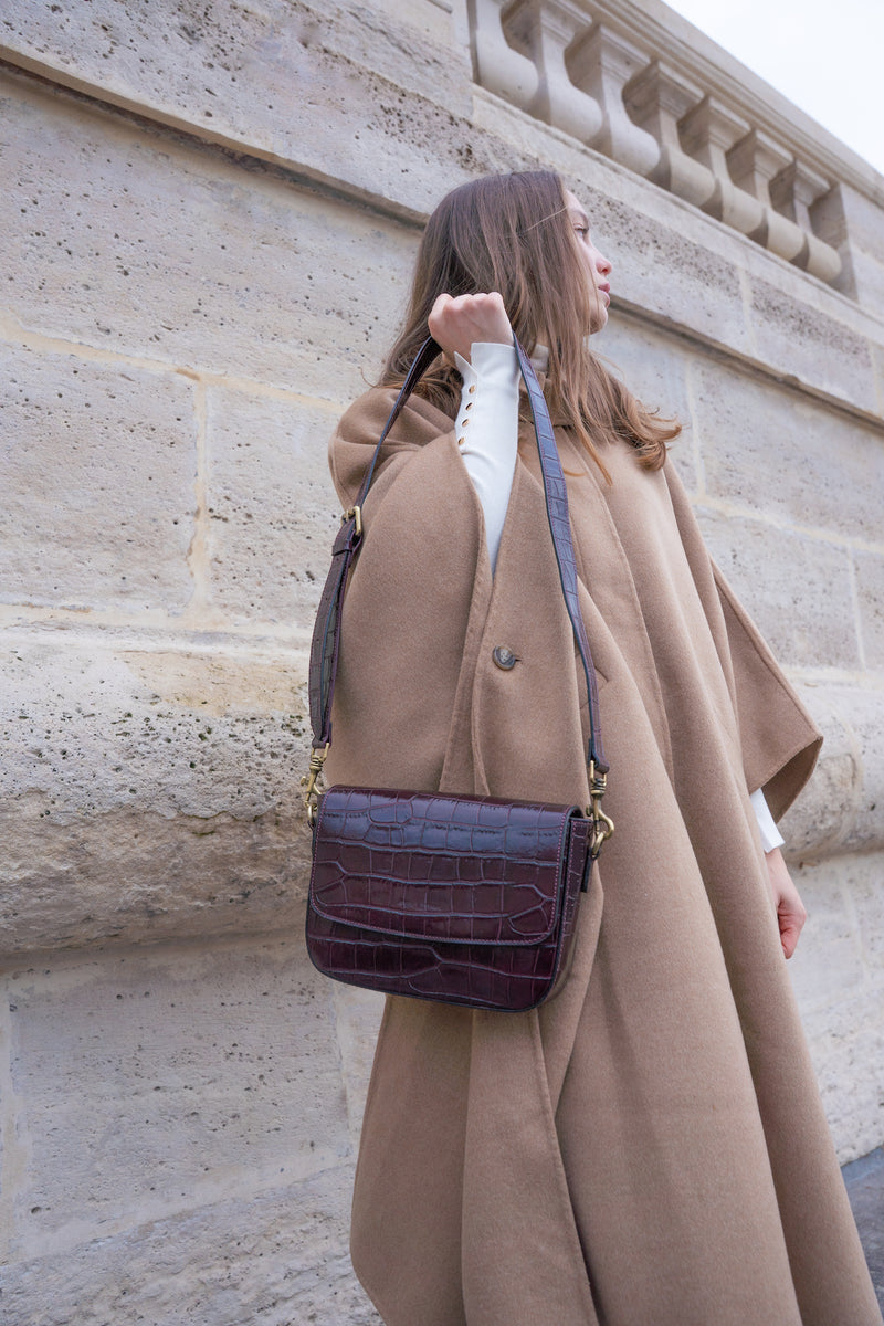 Sac Porté-Épaule Alva - Bordeau