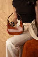 Amanda Vintage Handbag - Camel