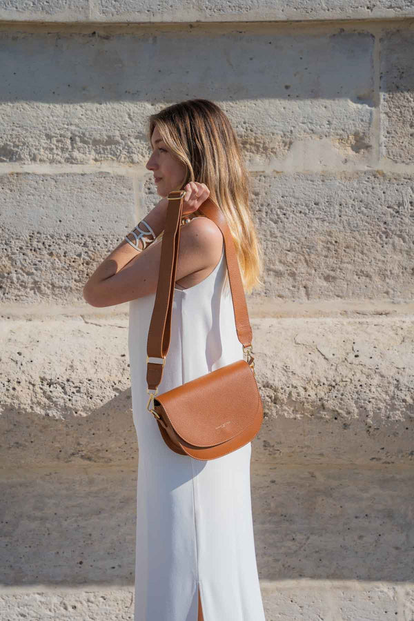 Bolso De Hombro Amarone - Camel