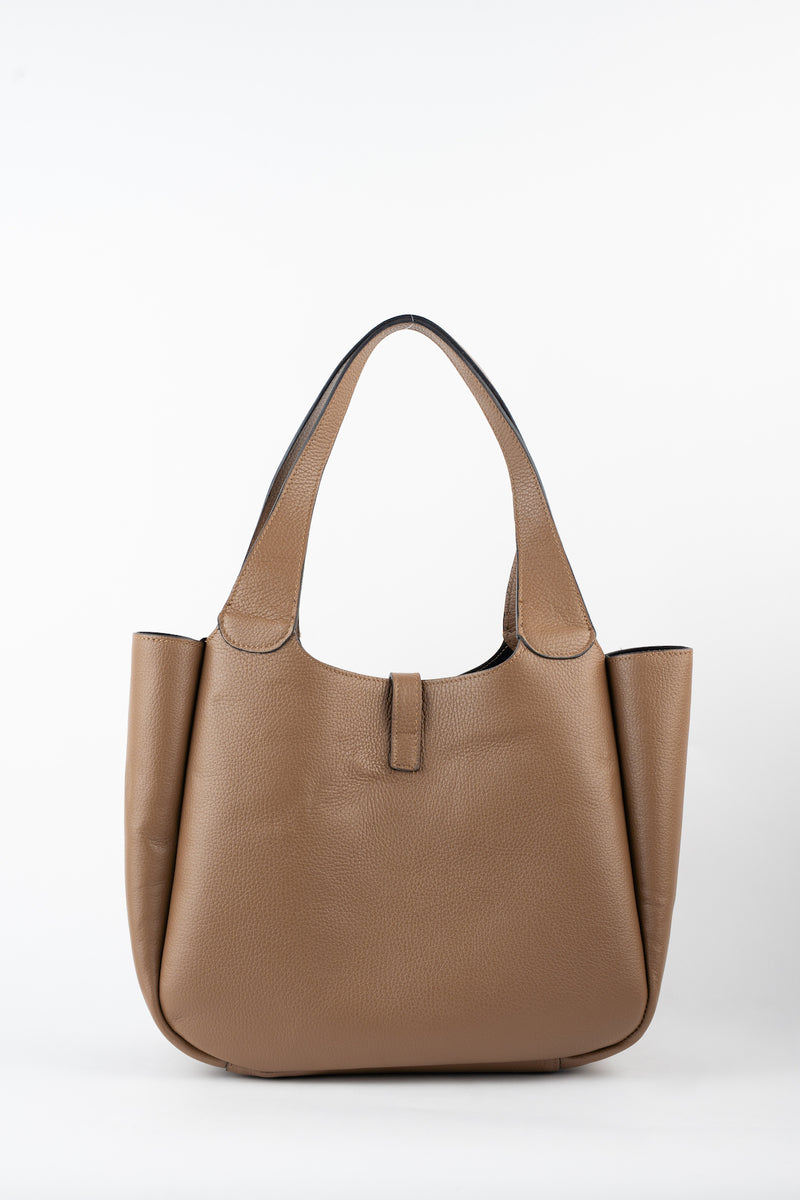 Artic Graine Shoulder Bag - Taupe