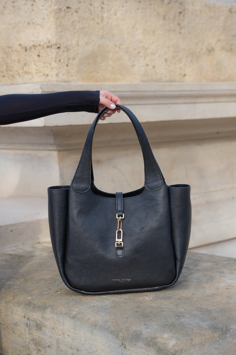 Bolso de hombro Artic Graine - Negro