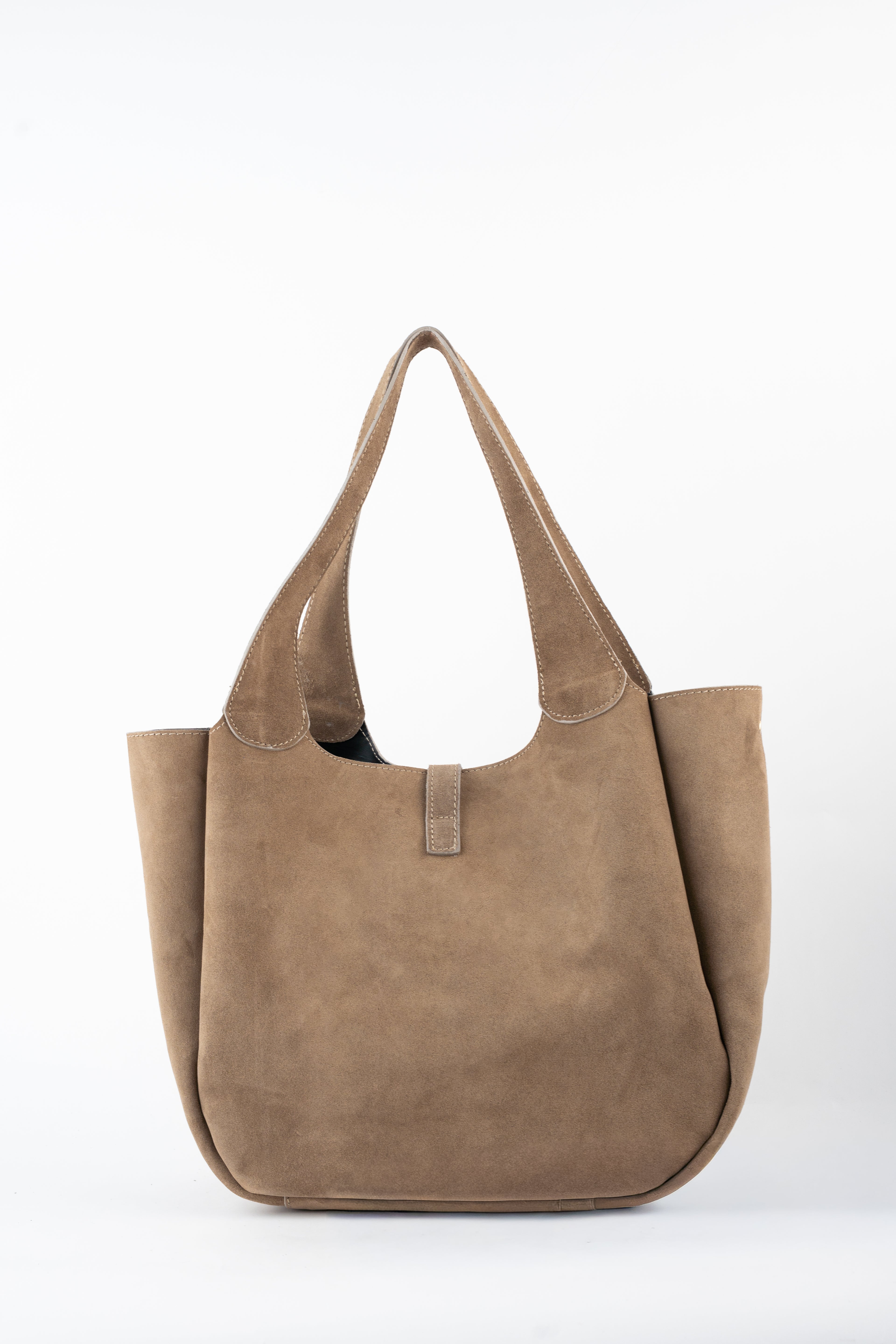 Sac Porté-Épaule Artic Suede - Marron
