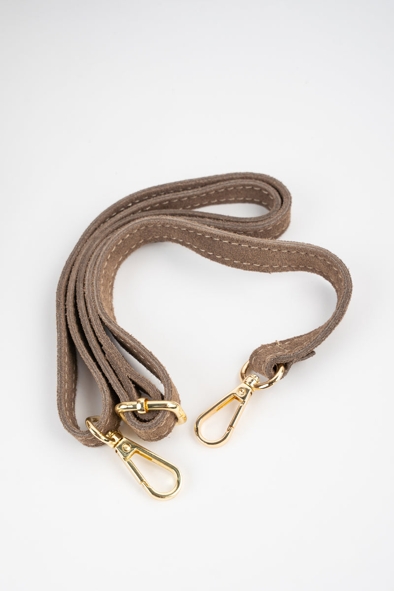 Bolso de hombro Artic de ante - Marrón