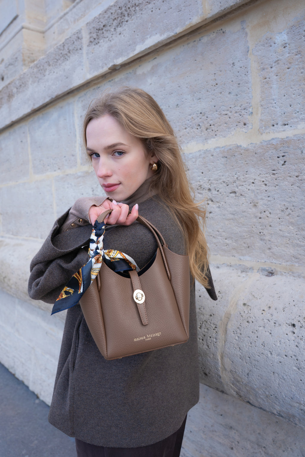 Borsa shopper Aube - Tortora