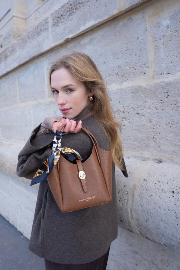 Bolso Tote Aube - Marrón