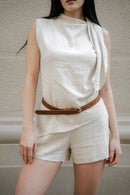 Avanti Suede Belt - Camel