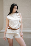Avanti Suede Belt - Camel