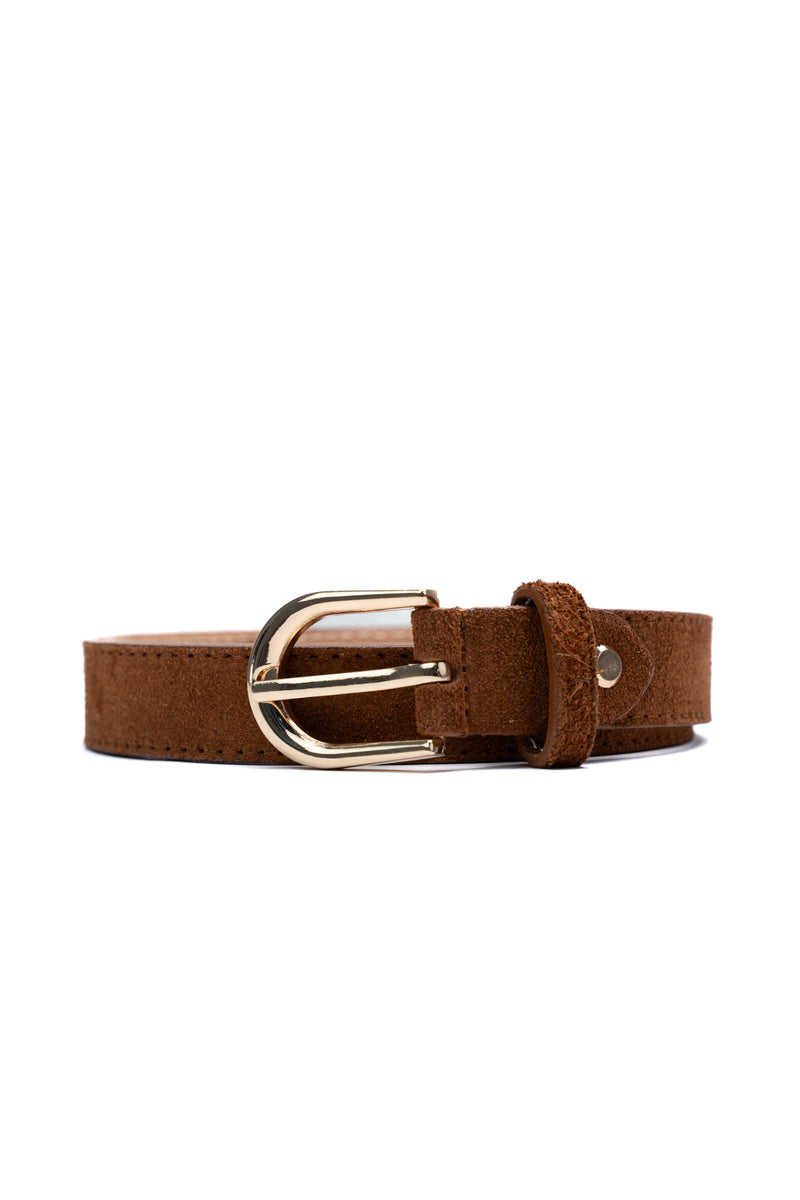 Avanti Suede Belt - Camel
