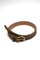 Cinturón de ante Avanti - Taupe