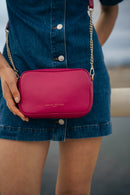 Organic Shoulder Bag - Fuchsia