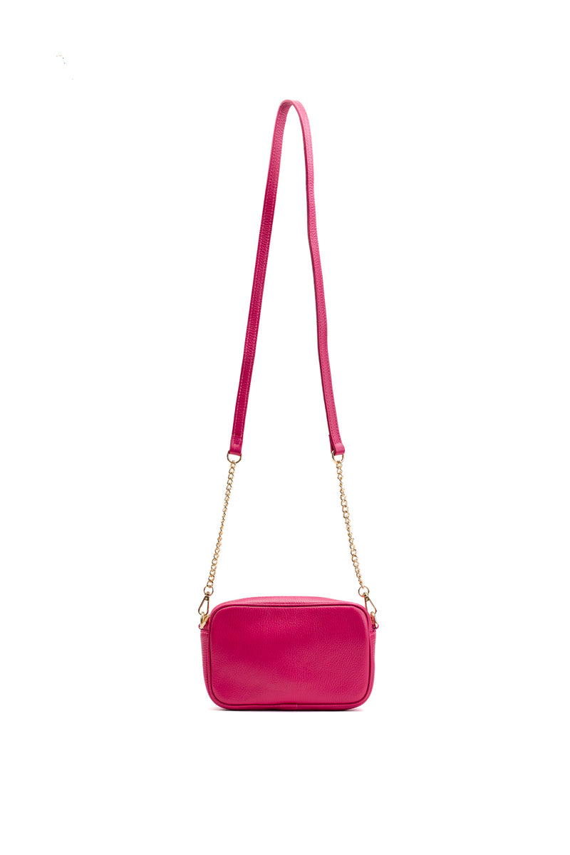Organic Shoulder Bag - Fuchsia