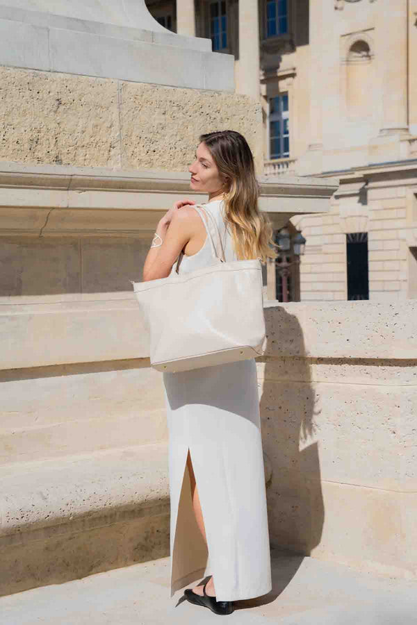 Cabas Biri - Blanc Casse