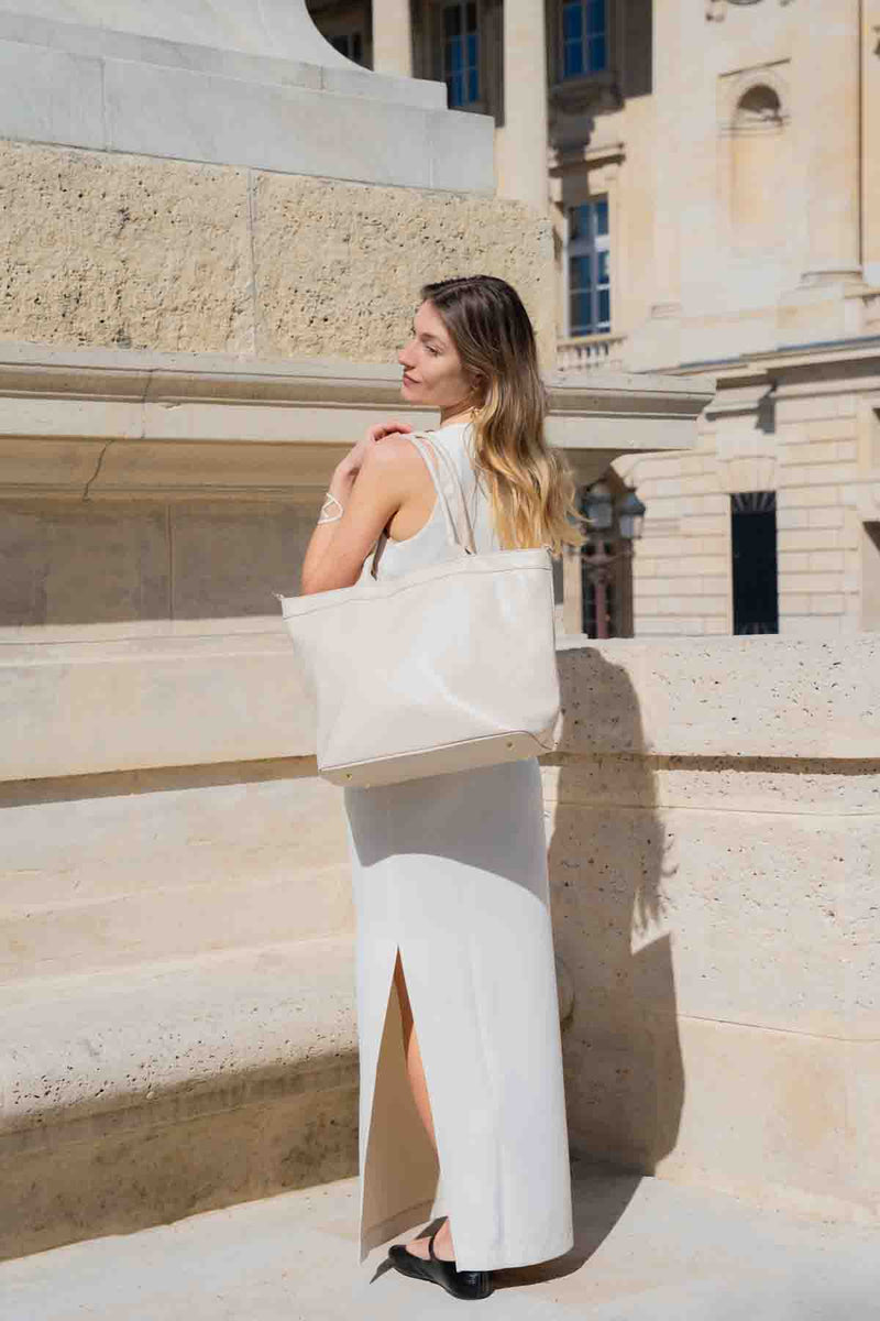 Cabas Biri - Blanc Casse