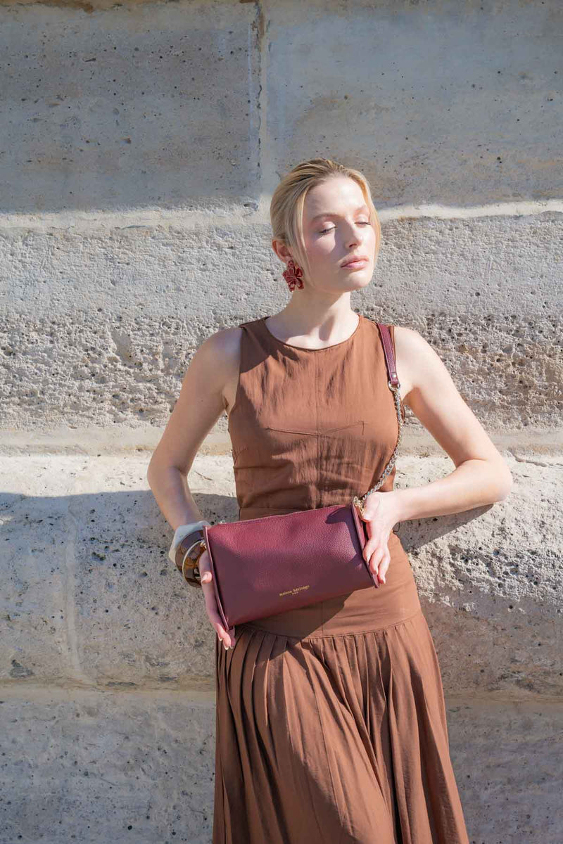 Sac Bandouliere Brille - Bordeaux