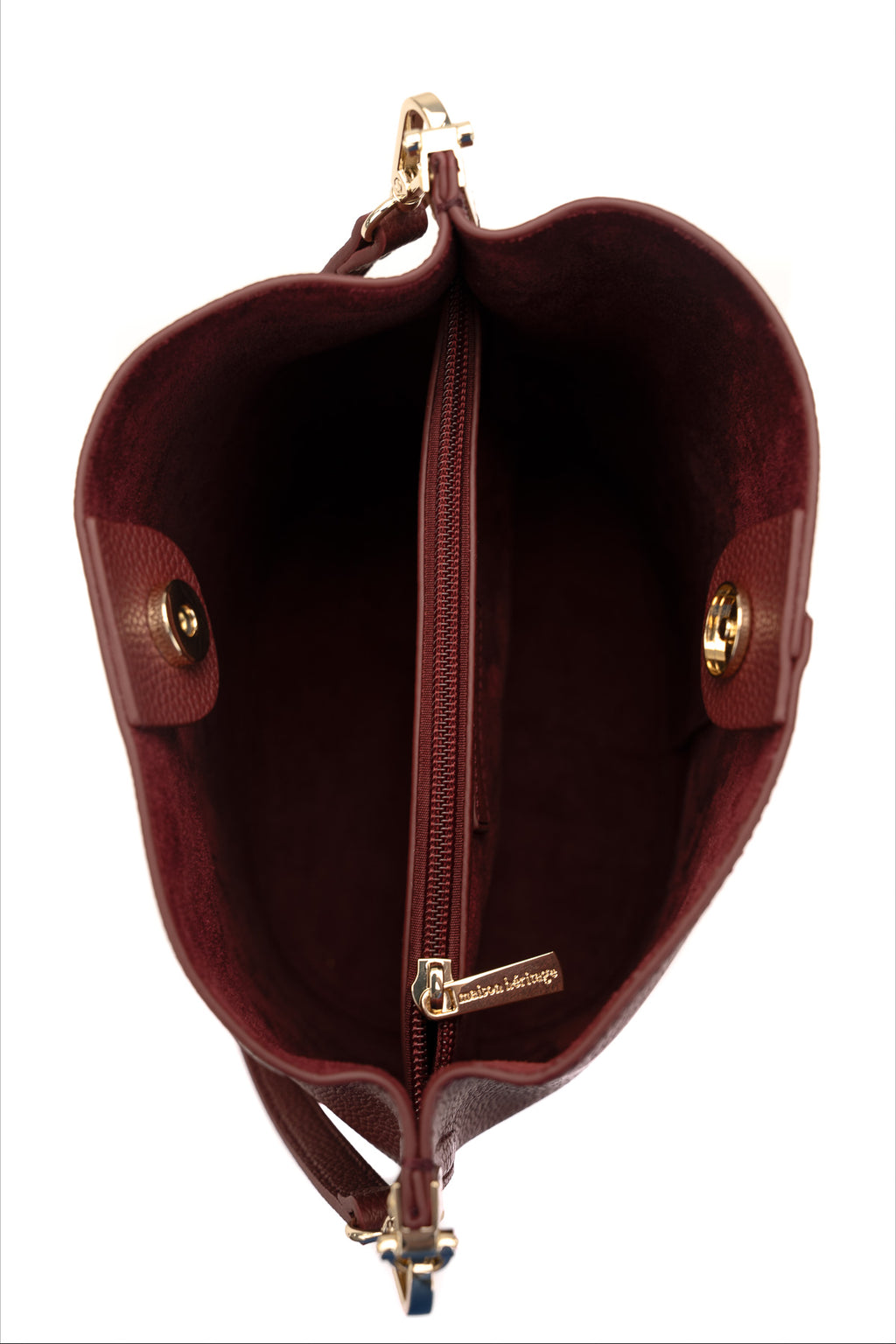 Sac A Main Bruna Graine - Bordeaux