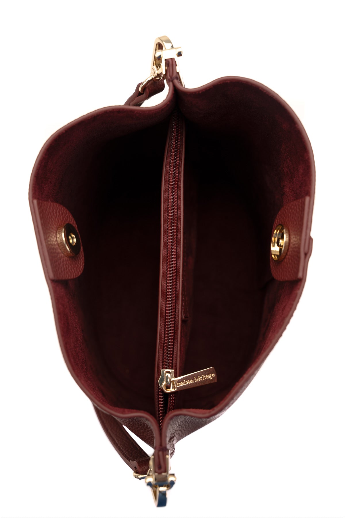Sac A Main Bruna Graine - Bordeaux