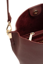 Sac A Main Bruna Graine - Bordeaux