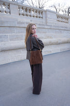 Sac Seau Bruna Suede - Marron