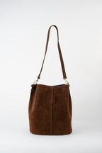 Sac Seau Bruna Suede - Marron
