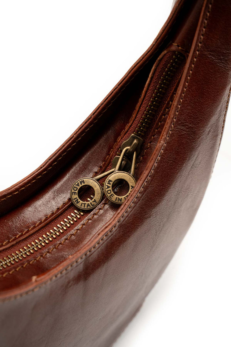 Bolso de mano Celia Vintage - Marrón