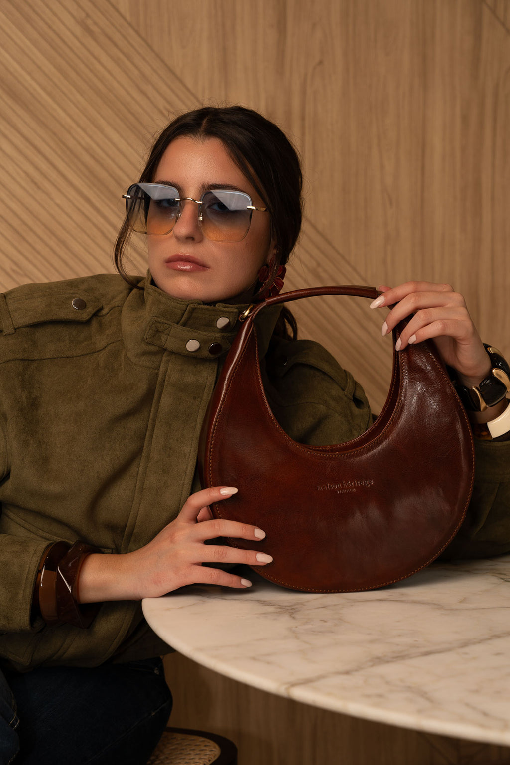 Sac A Main Celia Vintage - Marron