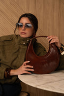 Bolso de mano Celia Vintage - Marrón