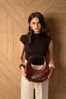Bolso de mano Celia Vintage - Marrón