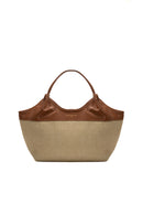 Keto Straw Handbag - Camel