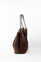 Sac Porté-Épaule Ceto Suede - Marron