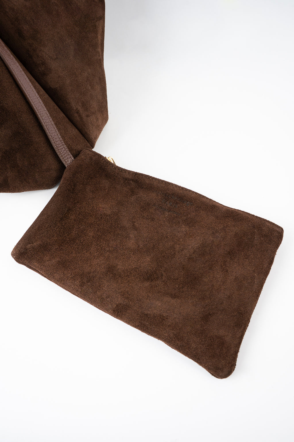 Sac Porté-Épaule Ceto Suede - Marron