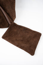 Sac Porté-Épaule Ceto Suede - Marron
