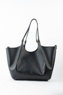 Bolso de hombro Ceto de ante - Negro