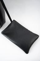 Bolso de hombro Ceto de ante - Negro
