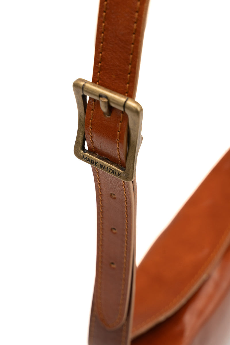 Sac Porté-Épaule Cleo Vintage - Camel