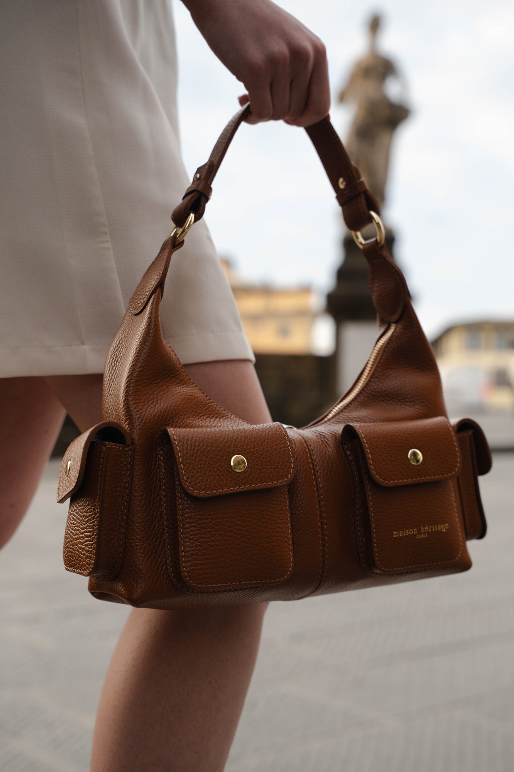 Sac Porte Epaule Dolce - Camel