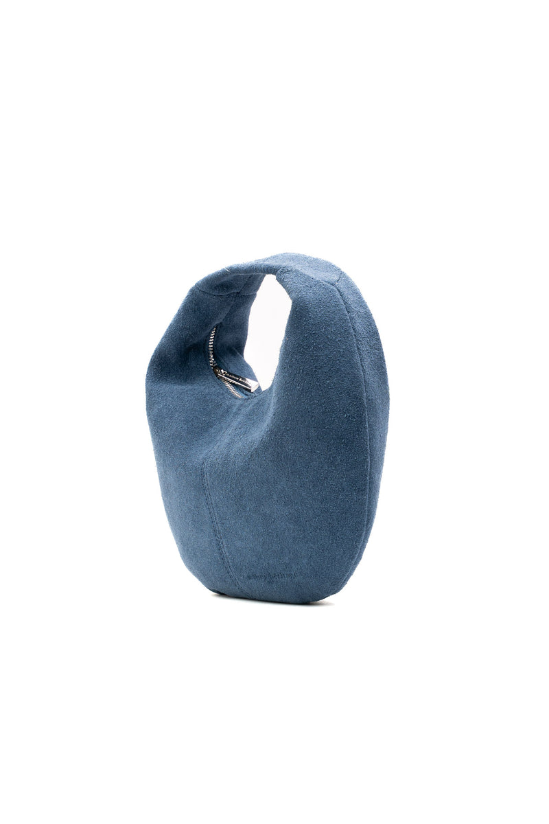 Sac A Main Dulce Suede - Bleu