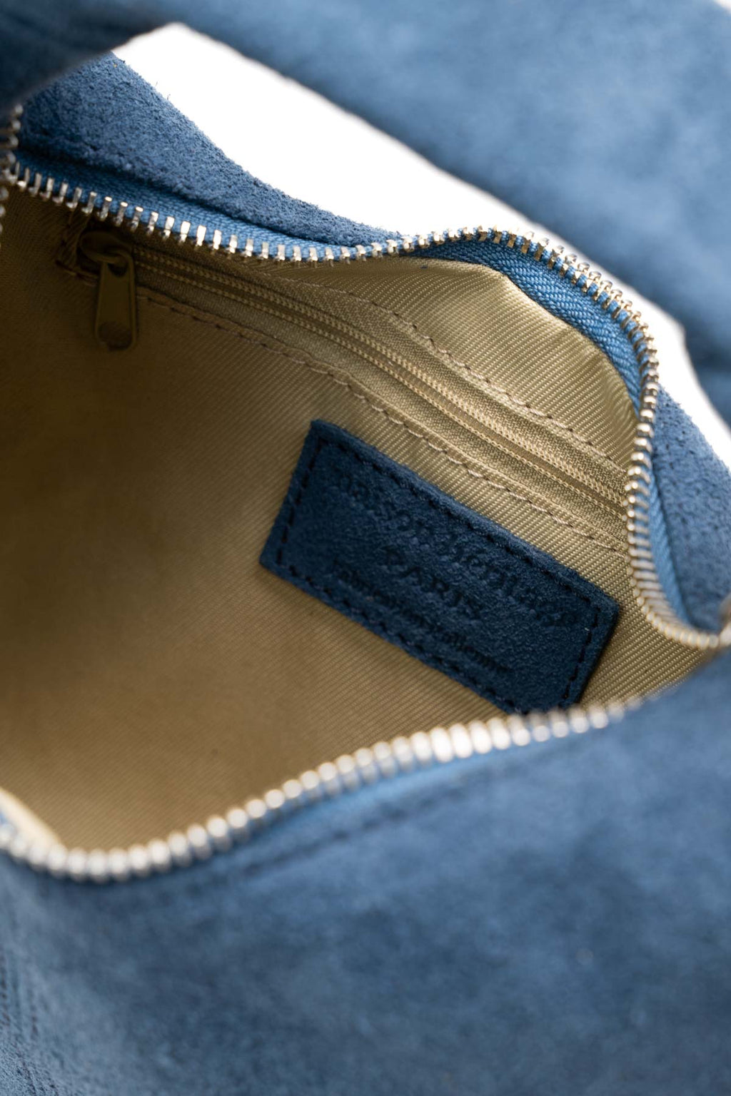 Sac A Main Dulce Suede - Bleu