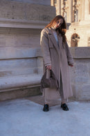 Sac Porté-Épaule Eira Fringes - Taupe