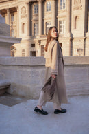 Sac Porté-Épaule Eira Fringes - Taupe