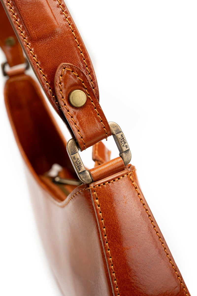Sac Porté-Épaule Emi Vintage - Camel