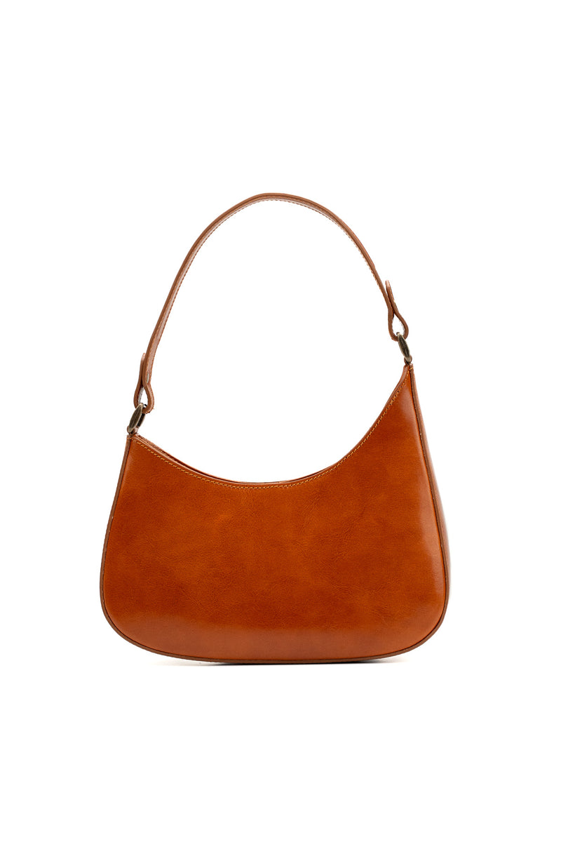 Sac Porté-Épaule Emi Vintage - Camel