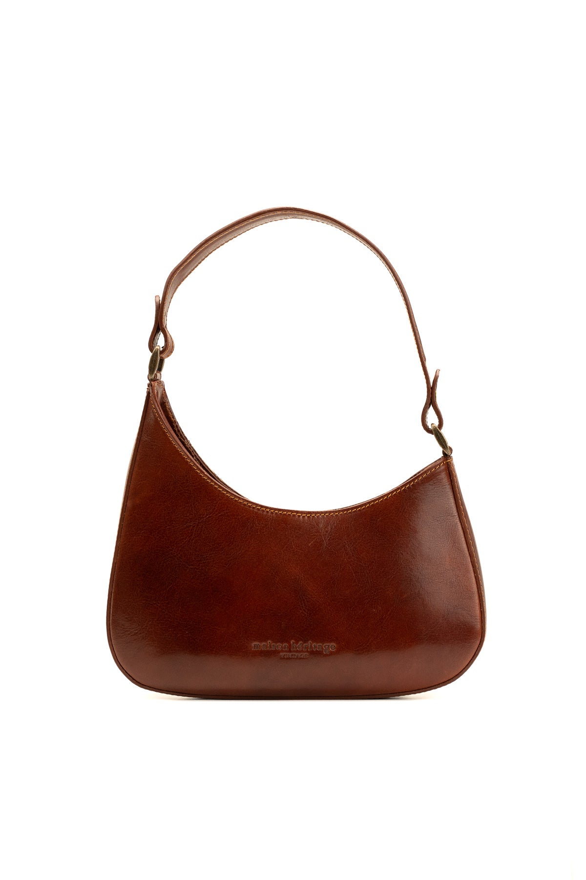 Emi Vintage Shoulder Bag - Brown