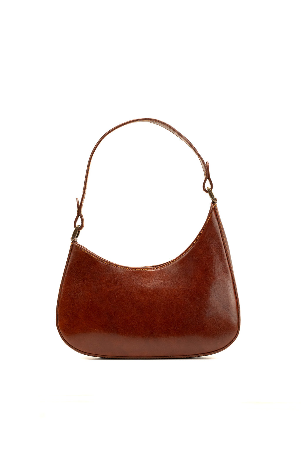 Emi Vintage Shoulder Bag - Brown