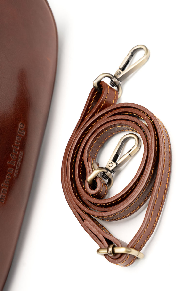 Emi Vintage Shoulder Bag - Brown
