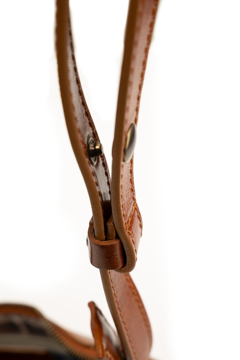 Bolso de hombro Ezra Vintage - Camel