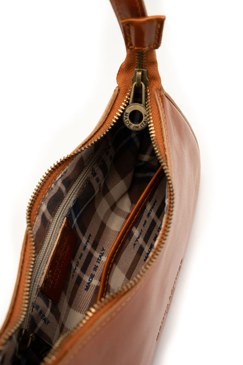 Bolso de hombro Ezra Vintage - Camel